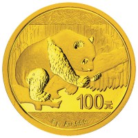 2016 8 Gram Chinese Gold Panda Coin